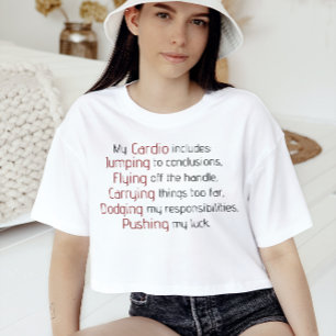 T-shirt Cardio of Chaos : Embrace the Madness Tee