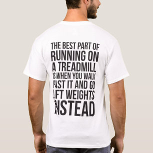 T-shirt Cardio, tapis roulants contre levage - Gymnase amu