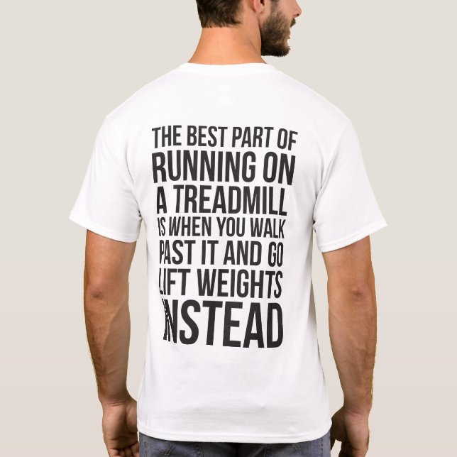 T-shirt Cardio, tapis roulants contre levage - Gymnase amu (Dos)