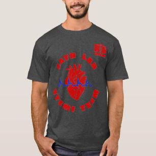 T-shirt Cardiologie Cardiaque Code de laboratoire STEMI É