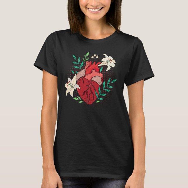 T-shirt Cardiologue de jardinage cardiaque (Devant)
