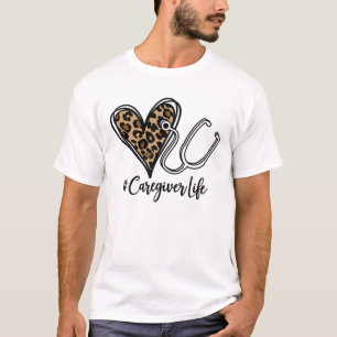 T-shirt Caregiver Leopard