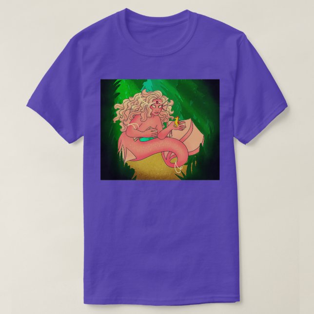 T-shirt cari in a kelp forest (Design devant)