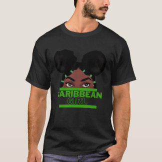 T-shirt Caribbean Girl Island Pride Proud Caribbean
