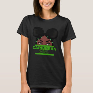 T-shirt Caribbean Girl Island Pride Proud Caribbean