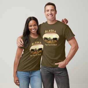 T-shirt Caribou Duel - Alaska