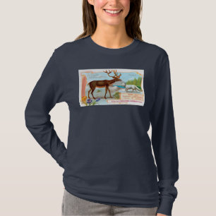 T-shirt Caribou vintage (rennes) et renard arctique