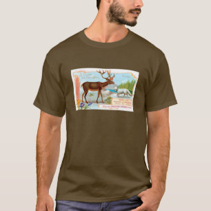 T-shirt Caribou vintage (rennes) et renard arctique