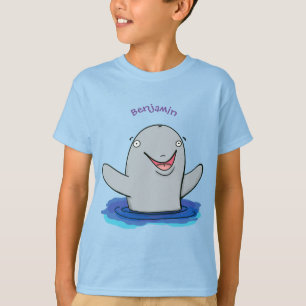 T-shirt Caricature adorable de marsouin