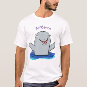 T-shirt Caricature adorable de marsouin
