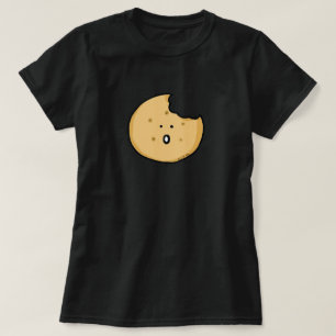 T-shirt Caricature amusante de biscuits avec une pointe