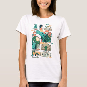 T-shirt Caricature Bêtes fantastiques Scènes