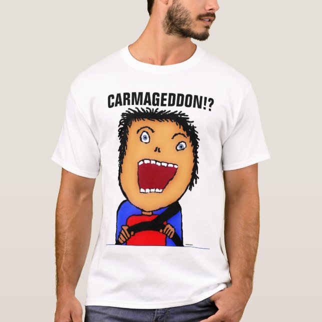 T-shirt Caricature Carmageddon (Devant)