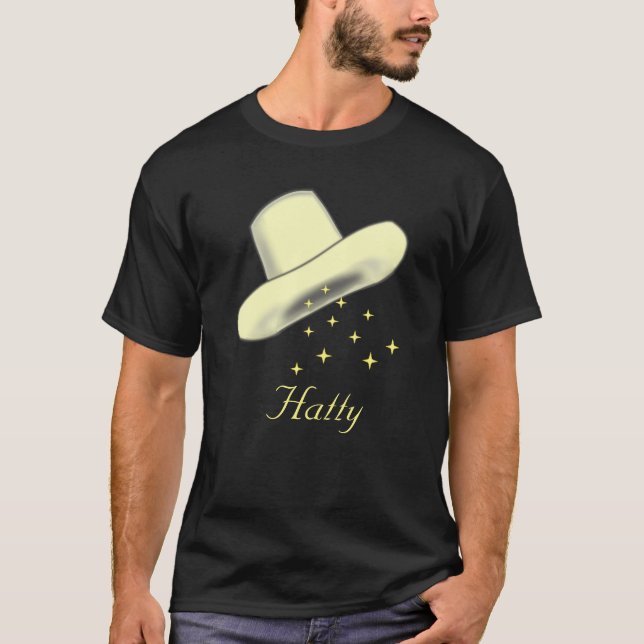 T-shirt Caricature casquette image & étoiles (Devant)