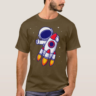 T-shirt Caricature de fusée pour astronaute3