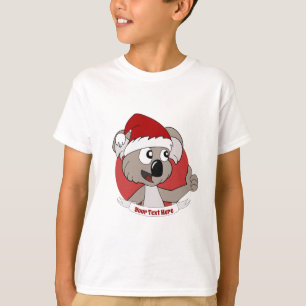 T-shirt Caricature de koala de Noël