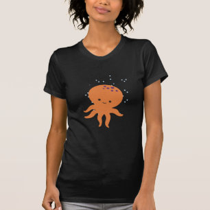 T-shirt Caricature de la pieuvre