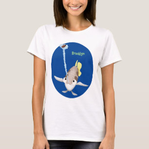 T-shirt Caricature de Tir à l'arc