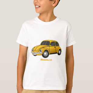 T-shirt Caricature de voiture classique