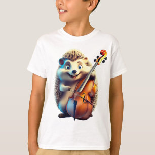 T-shirt Caricature, Dessin, Illustration Une comédie music