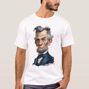 T-shirt Caricature d'homme d'État historique — XIXe siècle