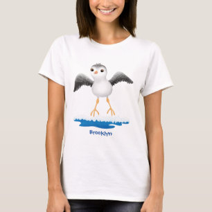 T-shirt Caricature en bécasseau mignon