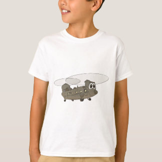 T-shirt Caricature hélicoptère Chinook