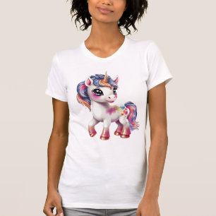T-shirt caricature licorne