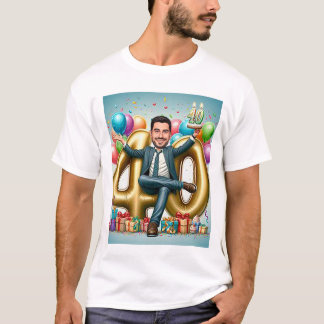 T-shirt "Caricature personnalisée - Envoyez votre photo po