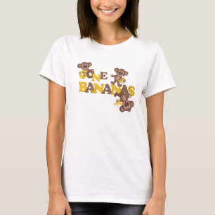 T-shirt caricature singe Bananas