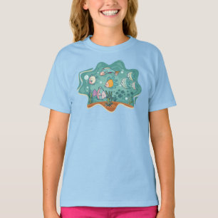 T-shirt Caricature sous-marine Ocean Life