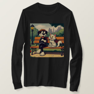 T-shirt Caricature vintage pour chien/chat