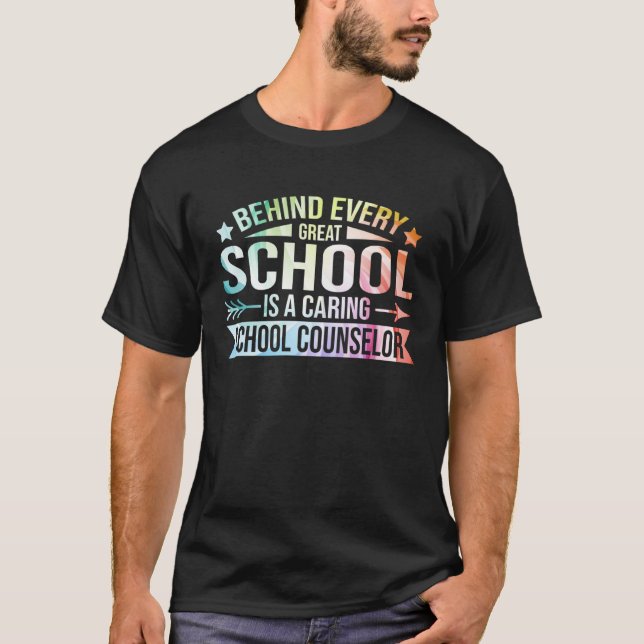 T-shirt Caring School Counselor (Devant)