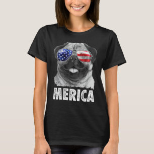T-shirt Carlin 4 juillet Chemises Merica Hommes Femmes USA
