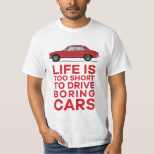 T-shirt Carlin 504 - La vie est trop... voitures ennuyeuse