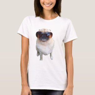 T-shirt Carlin avec des lunettes de soleil