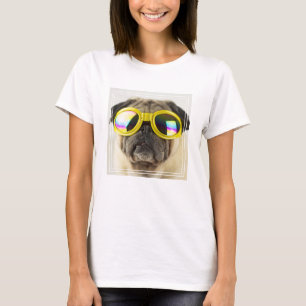 T-shirt Carlin avec lunettes