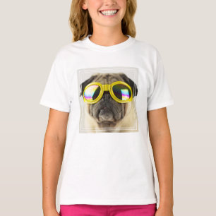 T-shirt Carlin avec lunettes