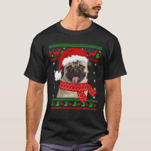 T-shirt Carlin Chien laide Sweater Noël Chiot Amoureux de