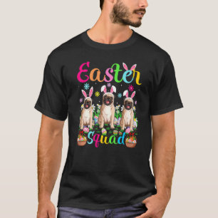 T-shirt Carlin Chien Oreille de Lapin Pâques Équipe Carlin