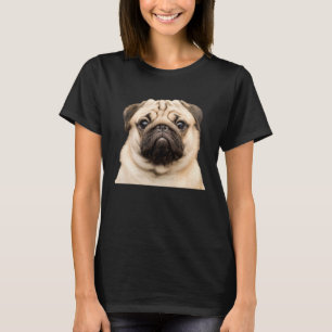T-shirt Carlin Chien visage gros