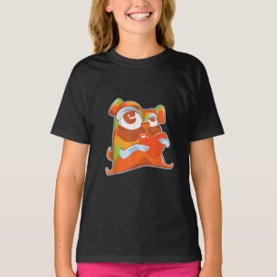 T-shirt Carlin coloré - Pop Art amusant Carlin artistique