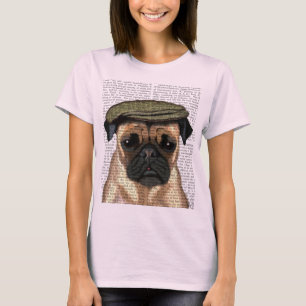 T-shirt Carlin dans le casquette plat