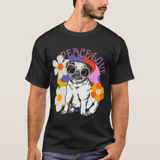 T-shirt Carlin de paix et d'amour