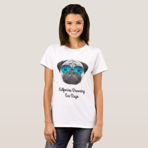 T-shirt Carlin de rêve californien San Diego