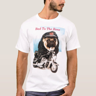 T-shirt carlin Dog Biker