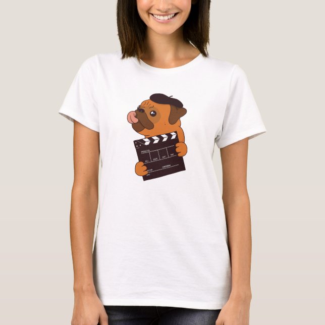 T-shirt Carlin Dog Movie Director (Devant)