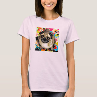 T-SHIRT CARLIN DOG RETRO