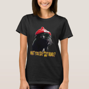 T-shirt Carlin drôle jouant les durs Classique  24