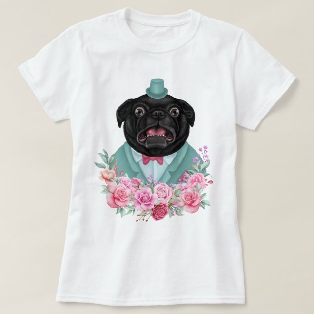 T-shirt Carlin élégant (Design devant)